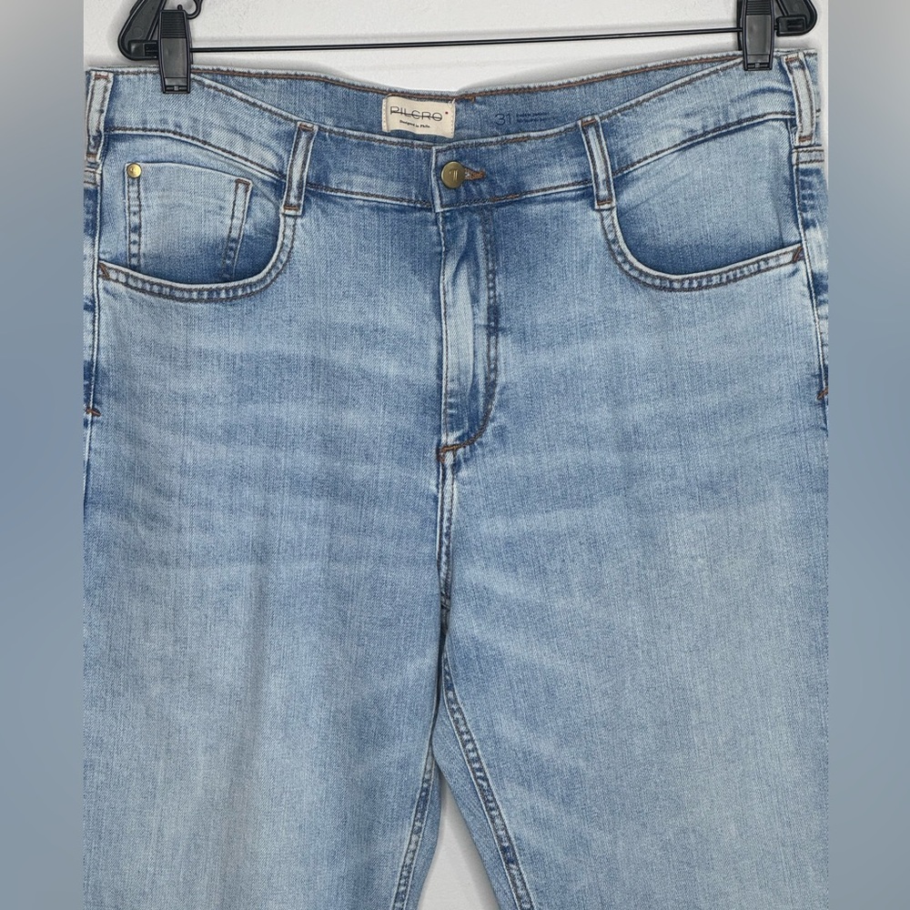 Anthropologie Pilcro Light Wash Straight Leg Jeans Size 31 - Picture 3 of 7